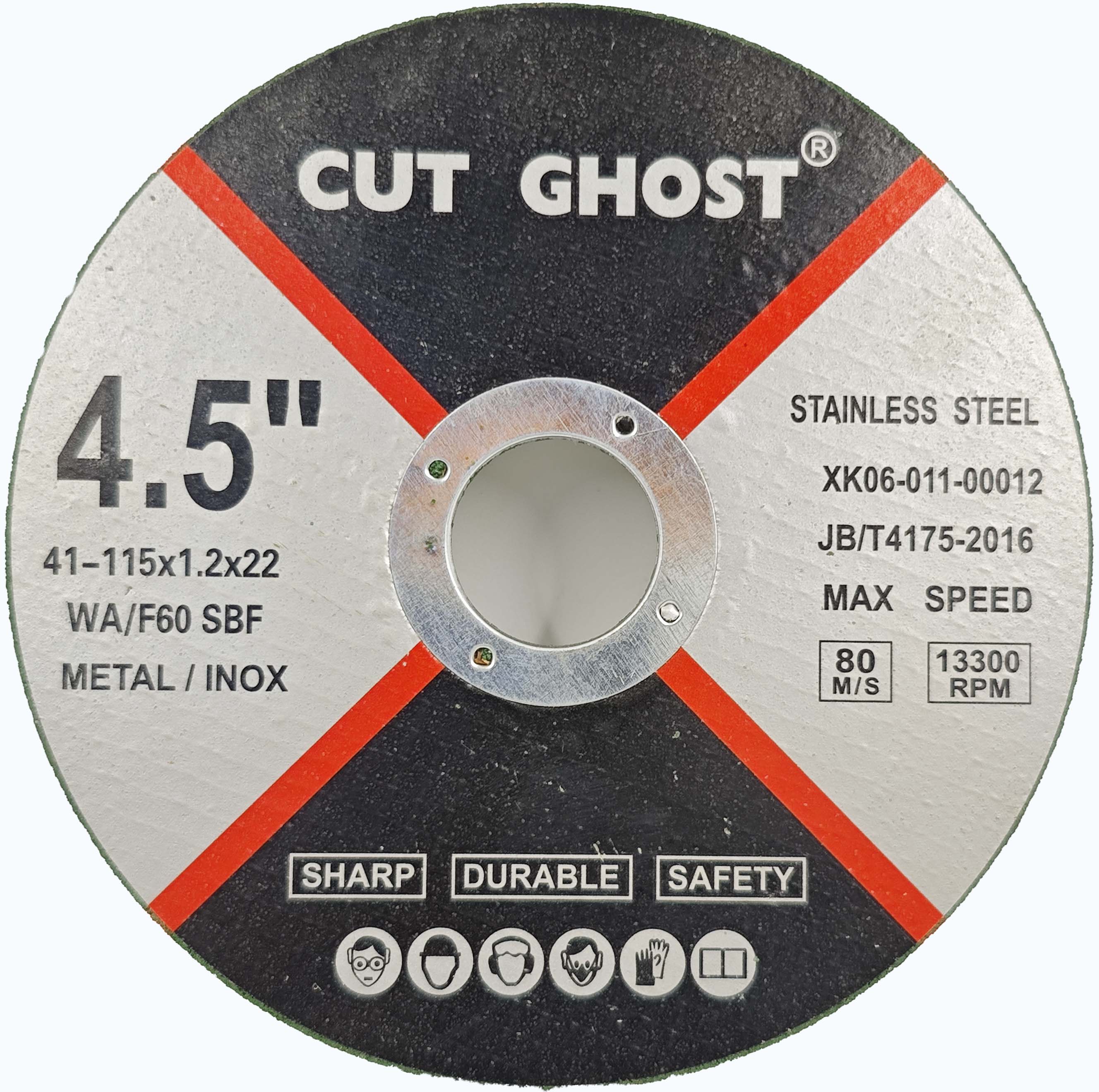4.5" Black Color Grinding Wheel For Metal