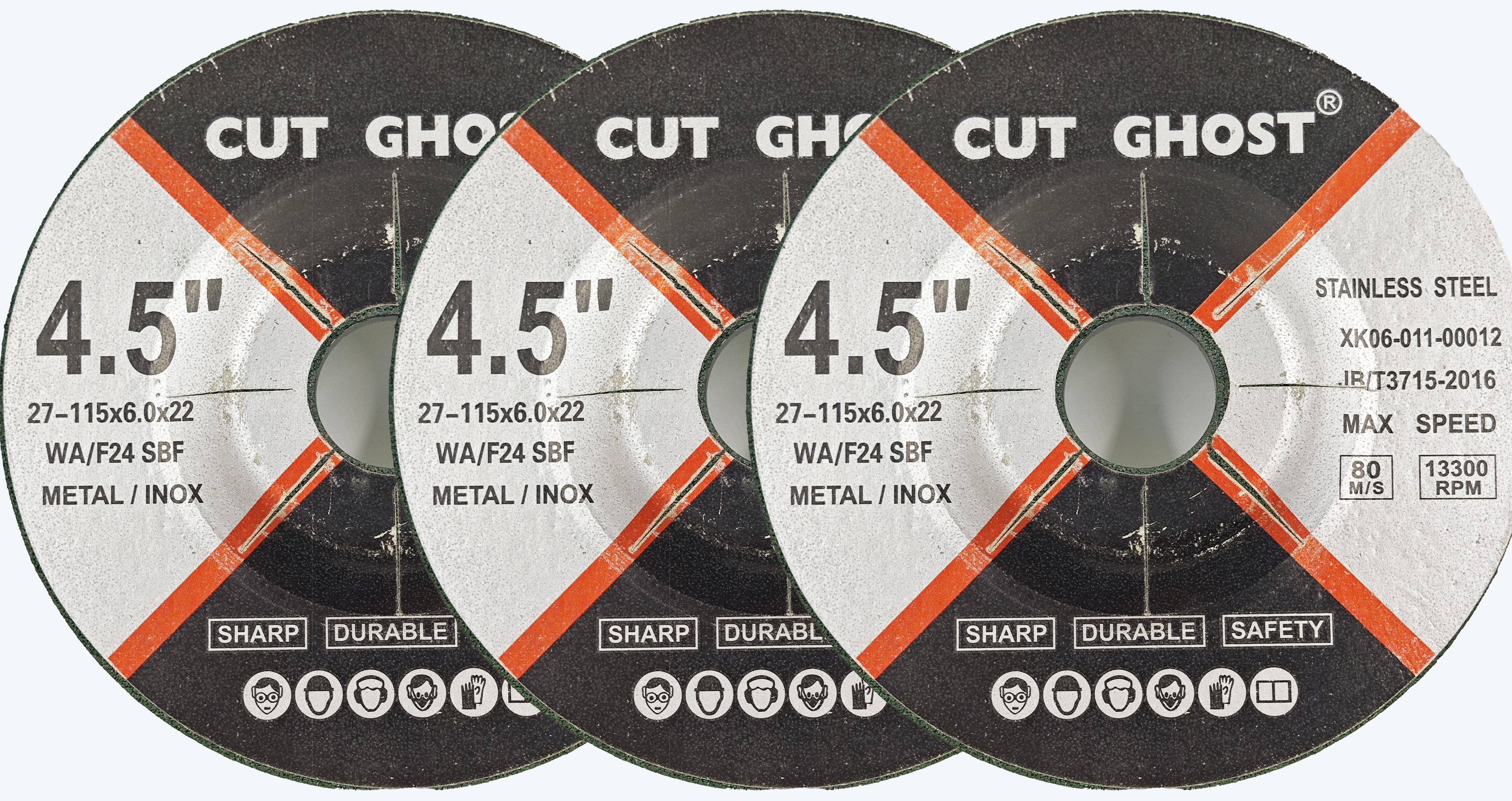 4.5" Black Color Grinding Wheel For Metal